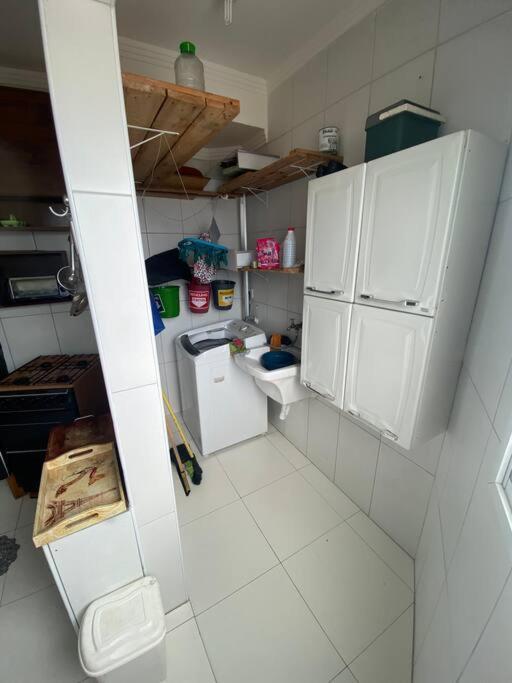 Apartamento 2 Dormitorios E Sacada Gourmet Frente Ao Mar Прая-Гранди Экстерьер фото